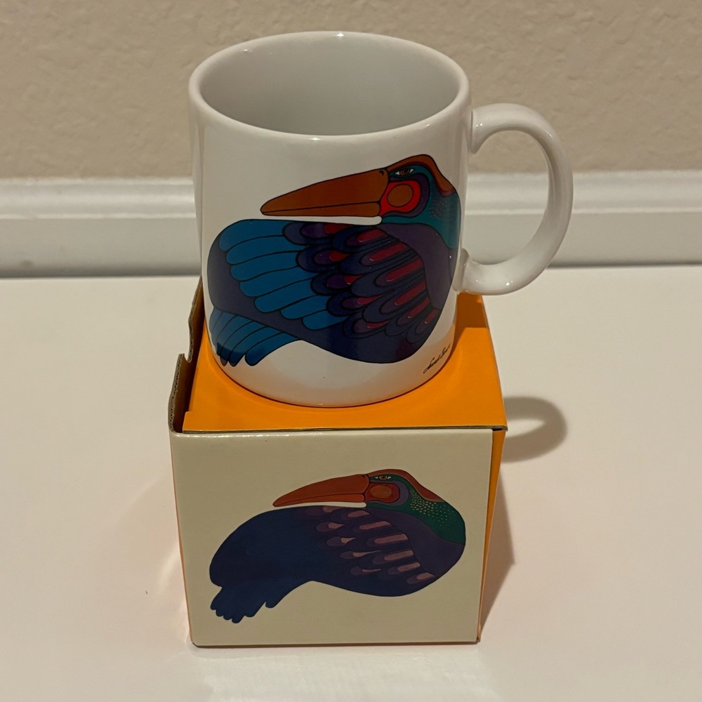 Laurel Burch Bird Coffee Mug NIB